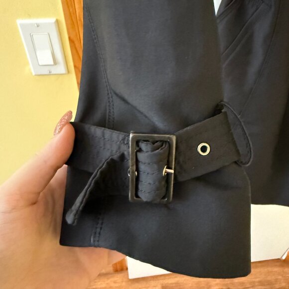 Knee Length Trench Coat sz XL - Picture 2 of 3